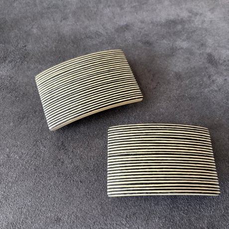 [KOSTKAMM] Natural Wood Hair Clip /  Recatanguiar / 6cm