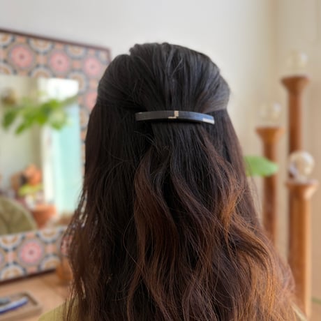 [KOSTKAMM] Natural Wood Hair Clip  /  Slender / 6cm