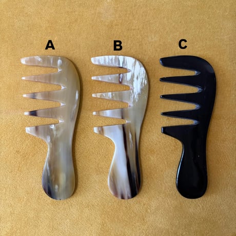 [KOSTKAMM]  Horn Curl Comb / Finger Wide / 16cm / 122H