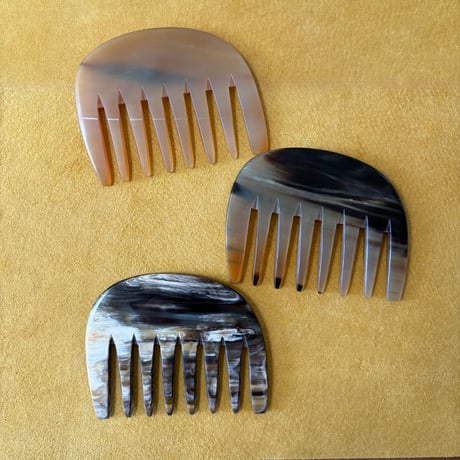[KOSTKAMM]  Horn Curl Comb / Extreme Wide / 10cm / 120H