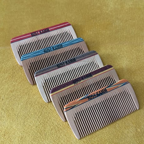 [KOSTKAMM]  Wooden Mini Pocket Comb / 20b