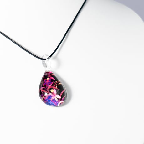 【夏限定】Night Flower＜海の謌 umi no uta  GLASS JEWELRY＞ [UPMW-006]