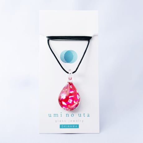 【夏限定】Hibiscus＜海の謌 umi no uta  GLASS JEWELRY＞ [UPMW-008]