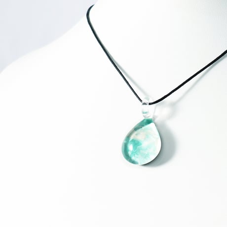 【夏限定】Emerald Wave＜海の謌 umi no uta  GLASS JEWELRY＞ [UPMW-018]