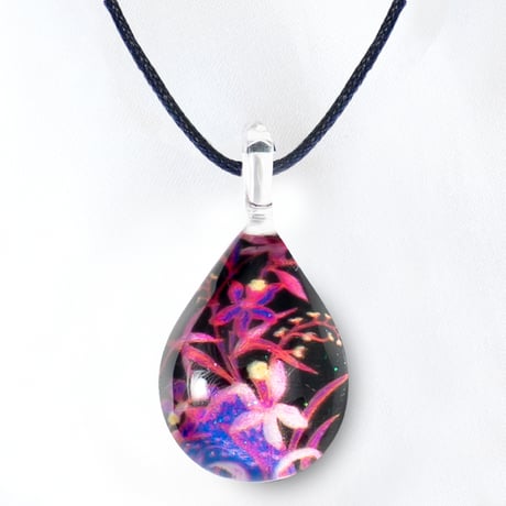 【夏限定】Night Flower＜海の謌 umi no uta  GLASS JEWELRY＞ [UPMW-006]