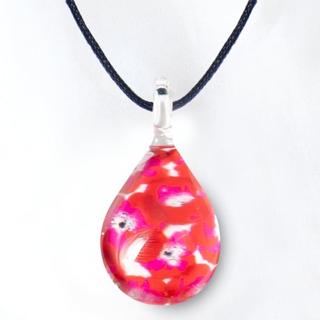 【夏限定】Hibiscus＜海の謌 umi no uta  GLASS JEWELRY＞ [UPMW-008]