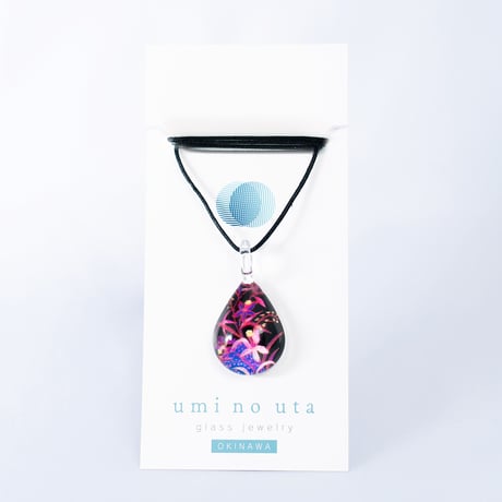 【夏限定】Night Flower＜海の謌 umi no uta  GLASS JEWELRY＞ [UPMW-006]