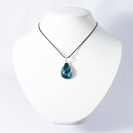 【夏限定】Leaf Pattern＜海の謌 umi no uta  GLASS JEWELRY＞ [UPMW-007]