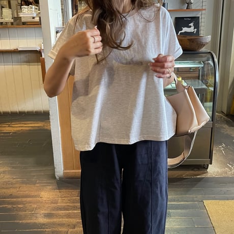 Flare cotton tops(Light gray)