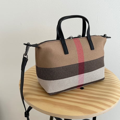 Leather  tote bag(Black)