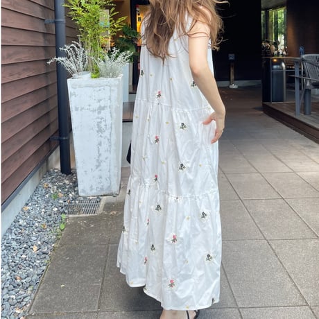 Flower teard onepiece