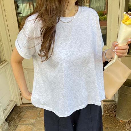 Flare cotton tops(Light gray)