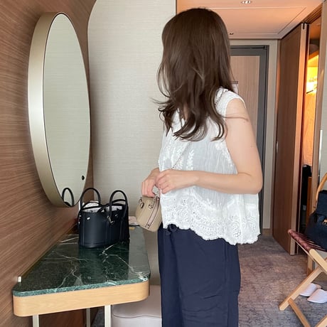 Cotton lace tops