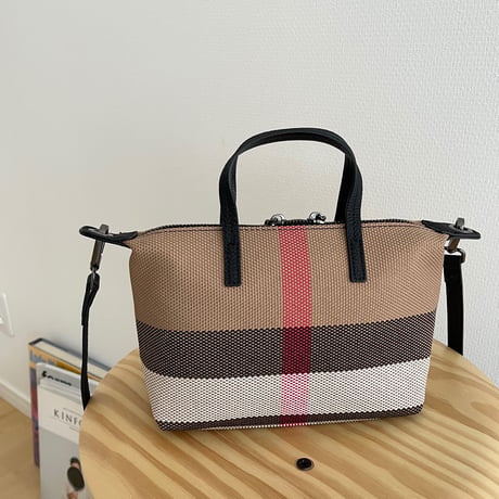 Leather  tote bag(Black)