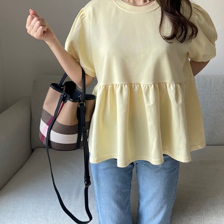 One sholder bucket bag(Black)