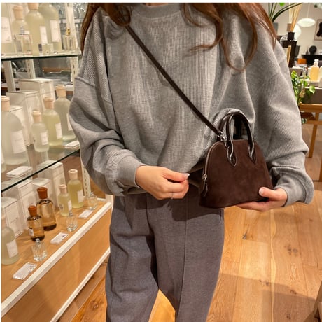 Waffle wide pullover(Gray)