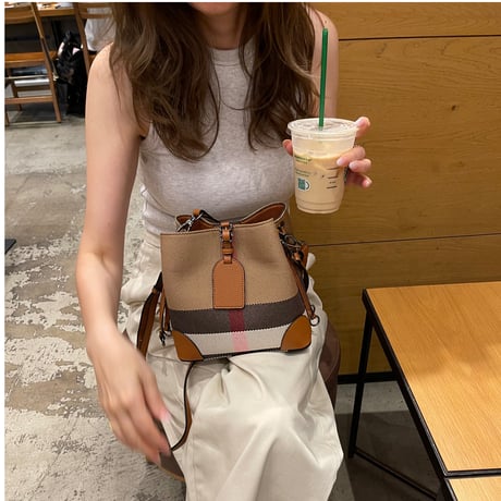 Leather 2way sholder bag