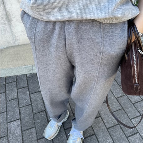 Rollup knit pants(Gray)