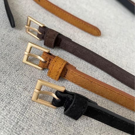 Suede leather velt