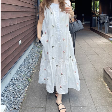 Flower teard onepiece