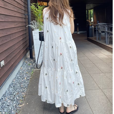 Flower teard onepiece