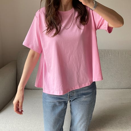 Flare cotton tops(Pink)