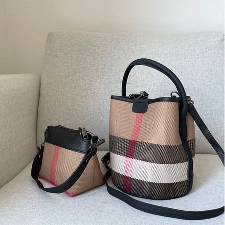 One sholder bucket bag(Black)
