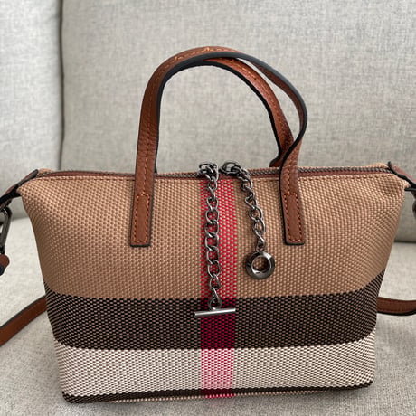 Leather tote bag(Brown)