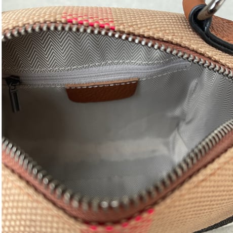 Leather cocoon bag