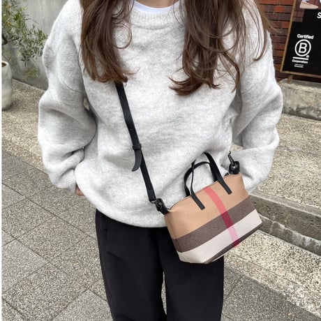 Leather  tote bag(Black)