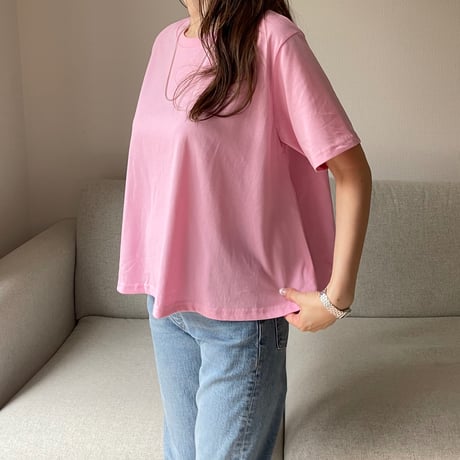 Flare cotton tops(Pink)