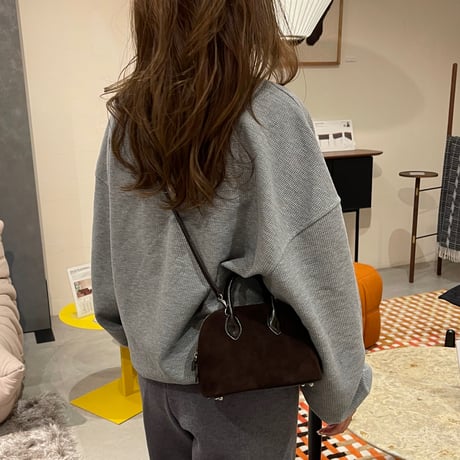 Waffle wide pullover(Gray)