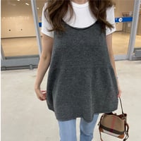 Knit camisole (gray)