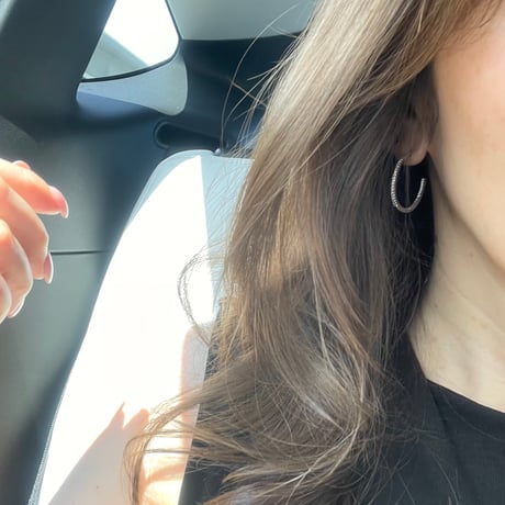Zirconia hoop pierce