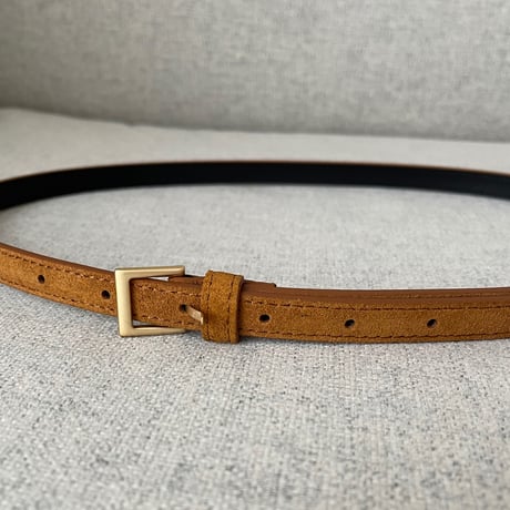 Suede leather velt