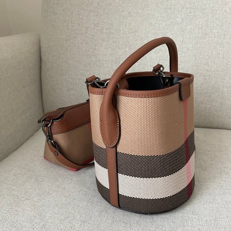 One sholder bucket bag(Brown)