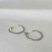 Zirconia hoop pierce
