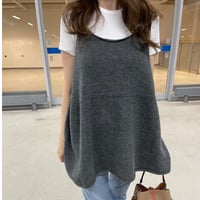 Knit camisole (gray)