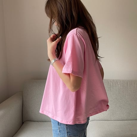 Flare cotton tops(Pink)