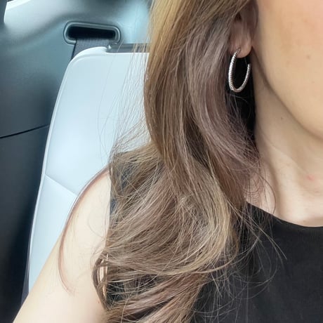 Zirconia hoop pierce