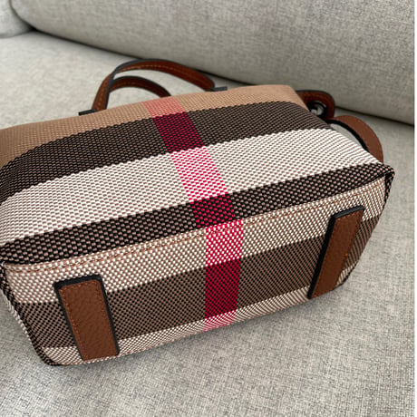 Leather tote bag(Brown)