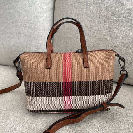 Leather tote bag(Brown)