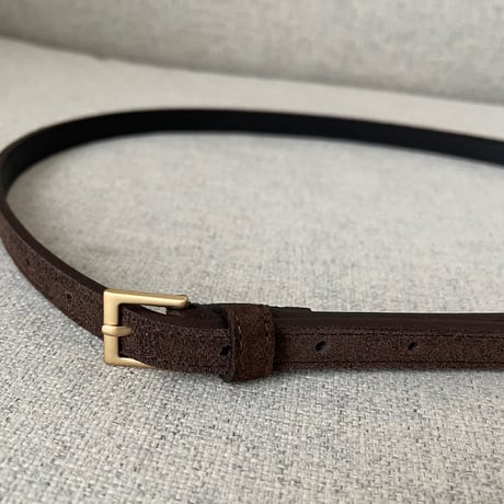 Suede leather velt
