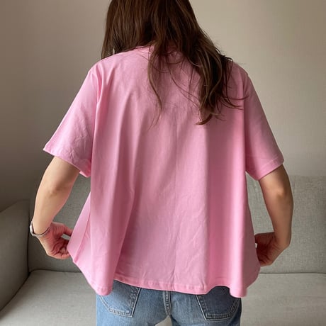 Flare cotton tops(Pink)