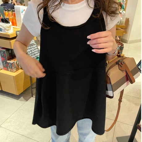 Knit camisole(Black)
