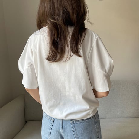 Design sleeve tops(White)