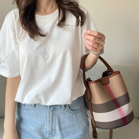 One sholder bucket bag(Brown)