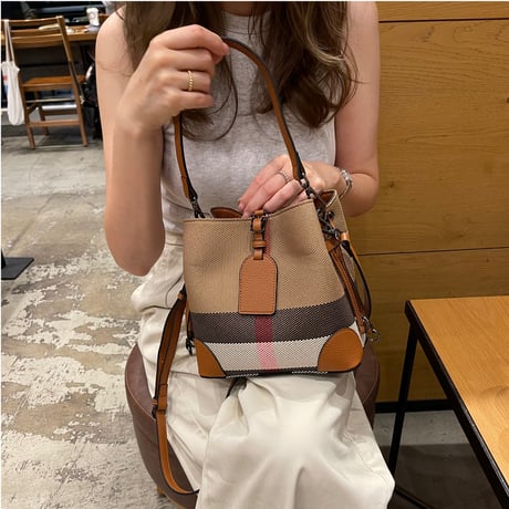 Leather 2way sholder bag
