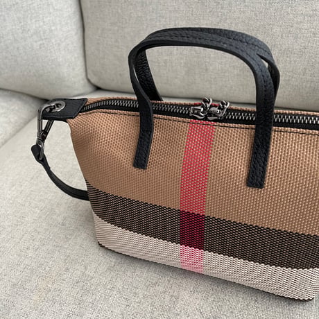 Leather  tote bag(Black)