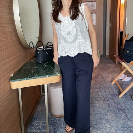 Cotton lace tops